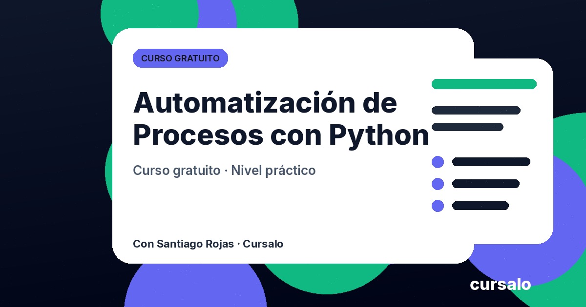 Automatización de Procesos con Python