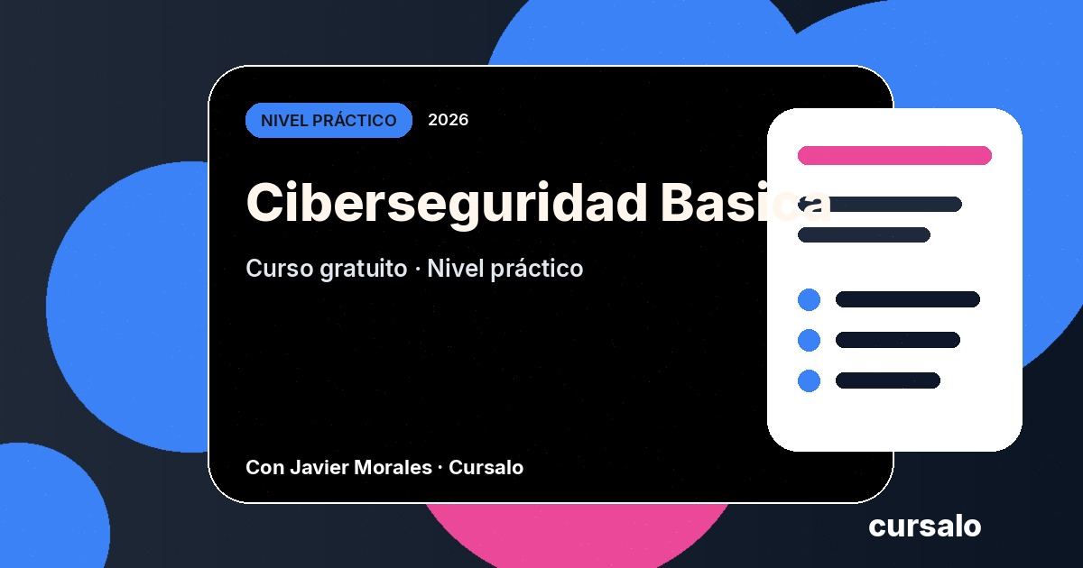 Ciberseguridad Basica