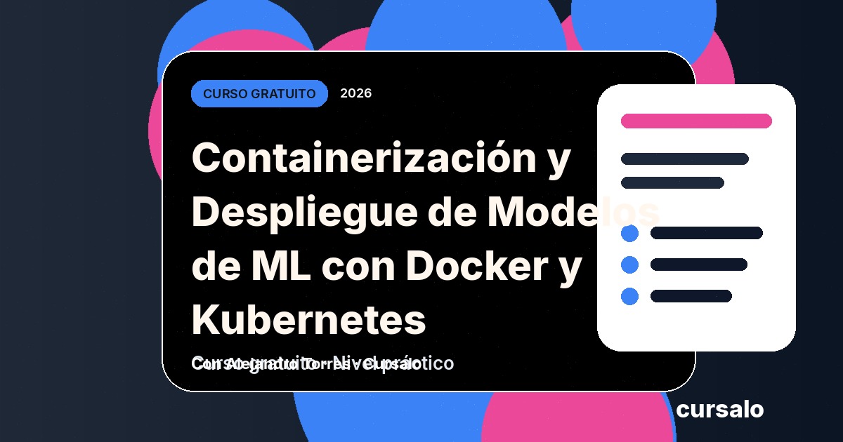 Containerización y Despliegue de Modelos de ML con Docker y Kubernetes