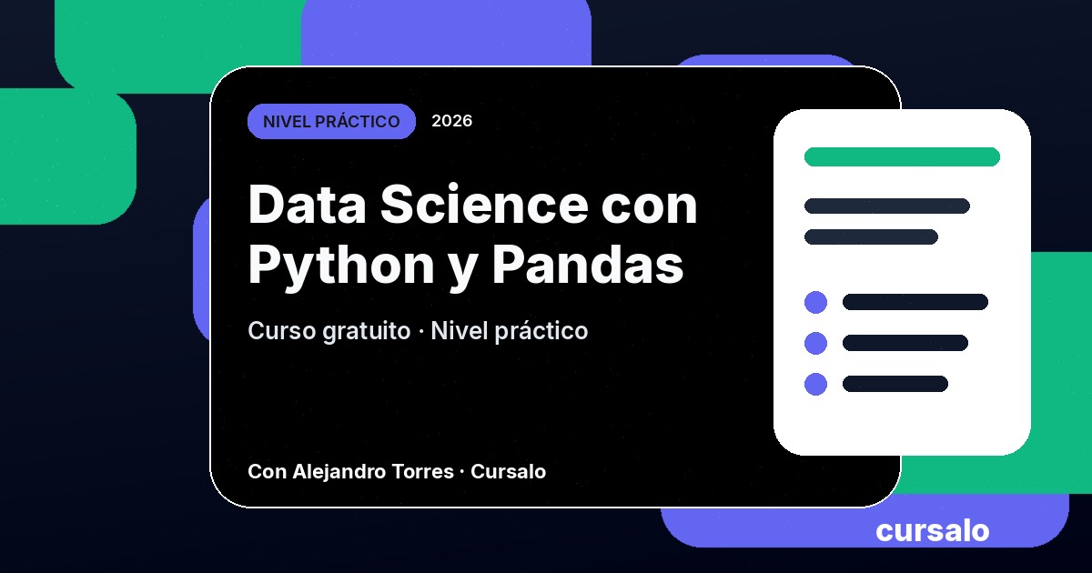 Data Science con Python y Pandas