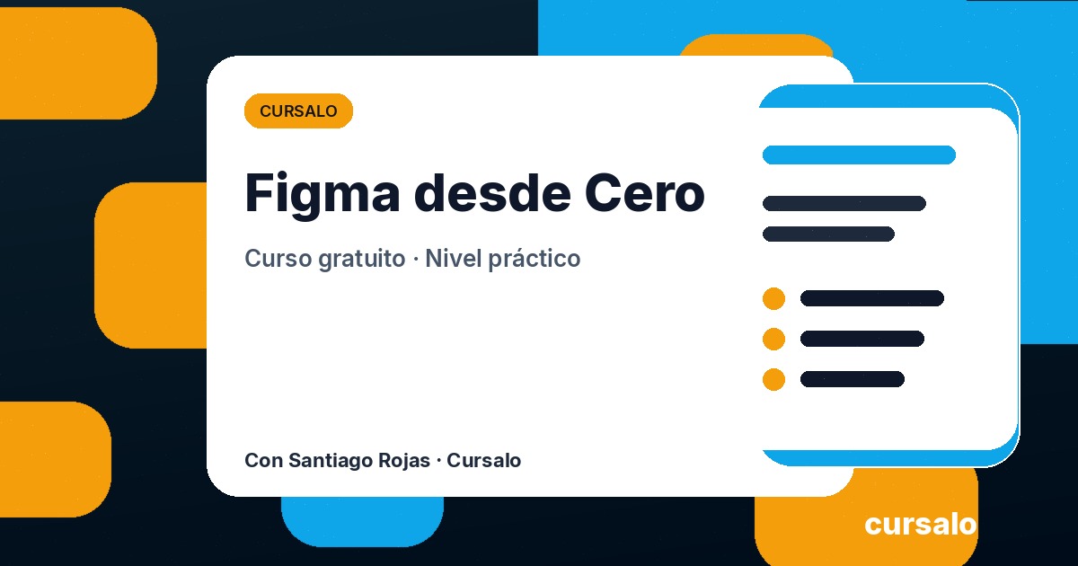 Portada del curso Figma desde Cero