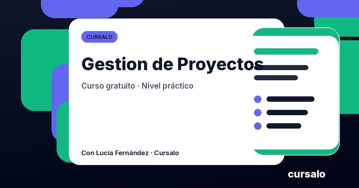 Gestion de Proyectos