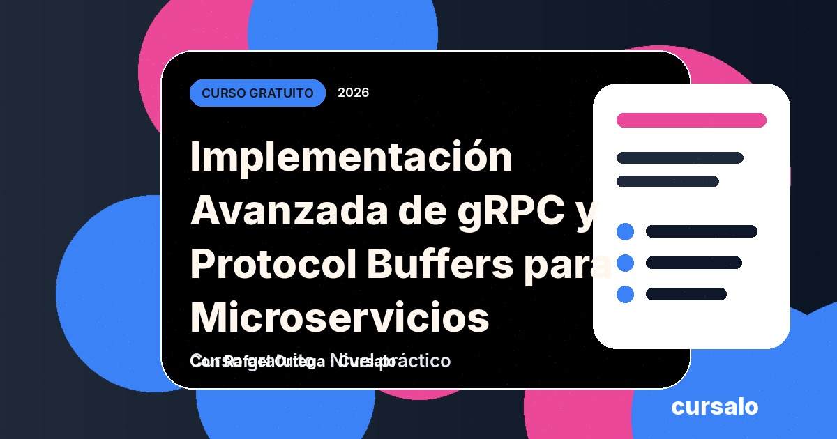 Implementación Avanzada de gRPC y Protocol Buffers para Microservicios