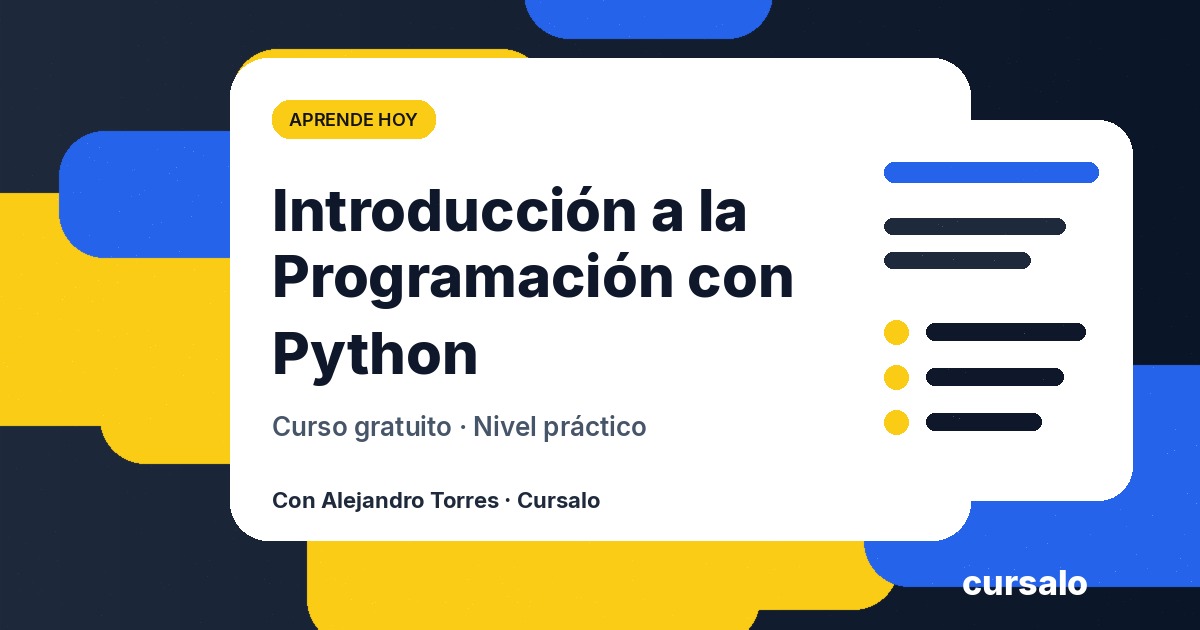 Introducción a la Programación con Python