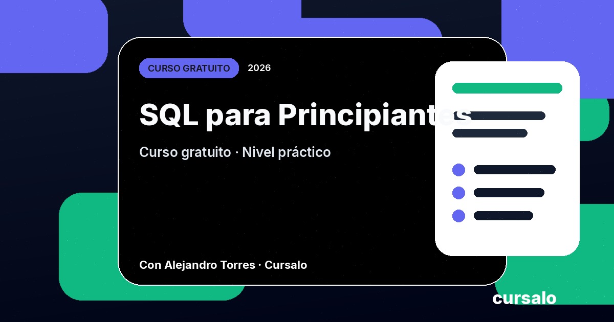 SQL para Principiantes