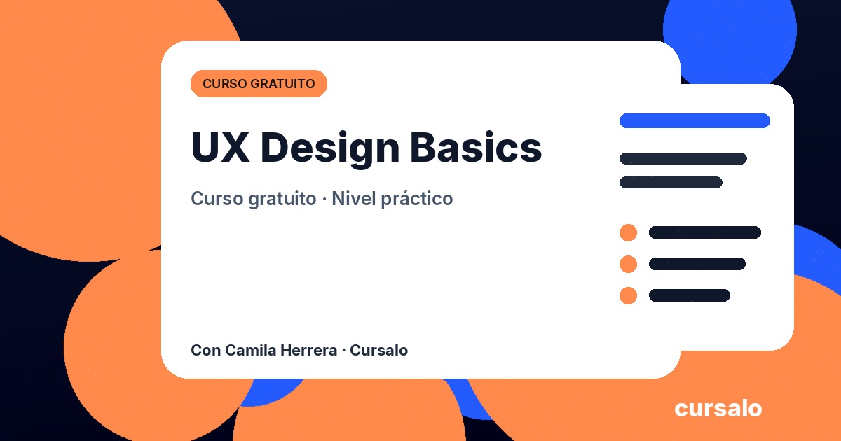 UX Design Basics
