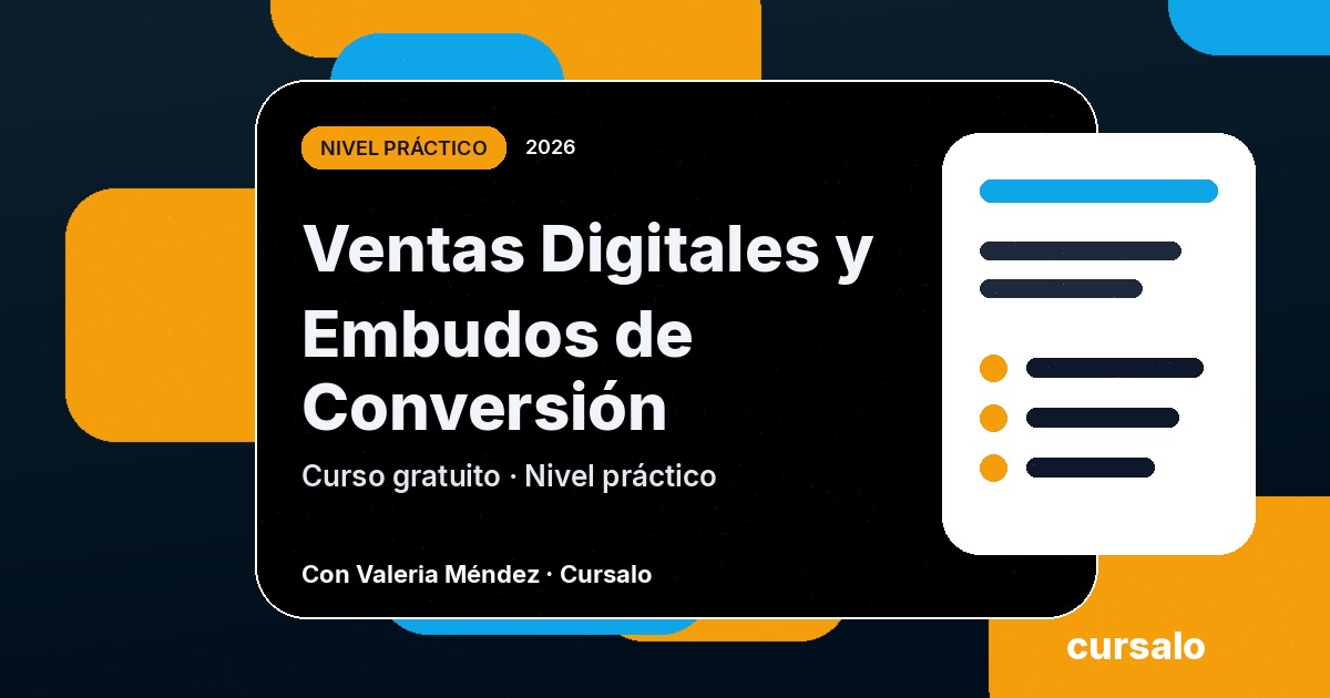 Ventas Digitales y Embudos de Conversión